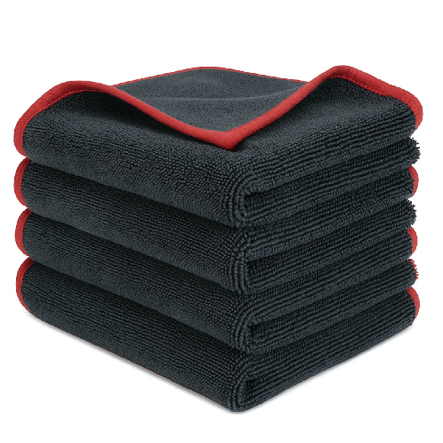 Microfiber 73x90cm Car Wash Dry Towel 600gsm Soft Knitted Cloth Twisted Wrap Car Care Accessory