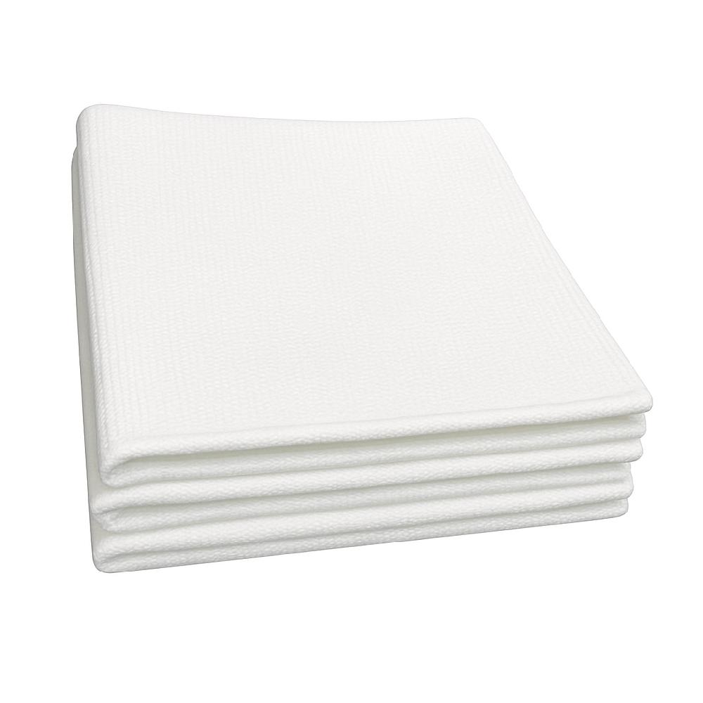 320GSM White Edgeless Microfiber Premium Car Polish Towel 320gsm for Detailing and Car Wash