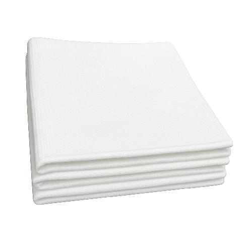 320GSM White Edgeless Microfiber Premium Car Polish Towel 320gsm for Detailing and Car Wash